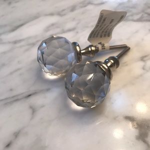Glass knob set: home decor